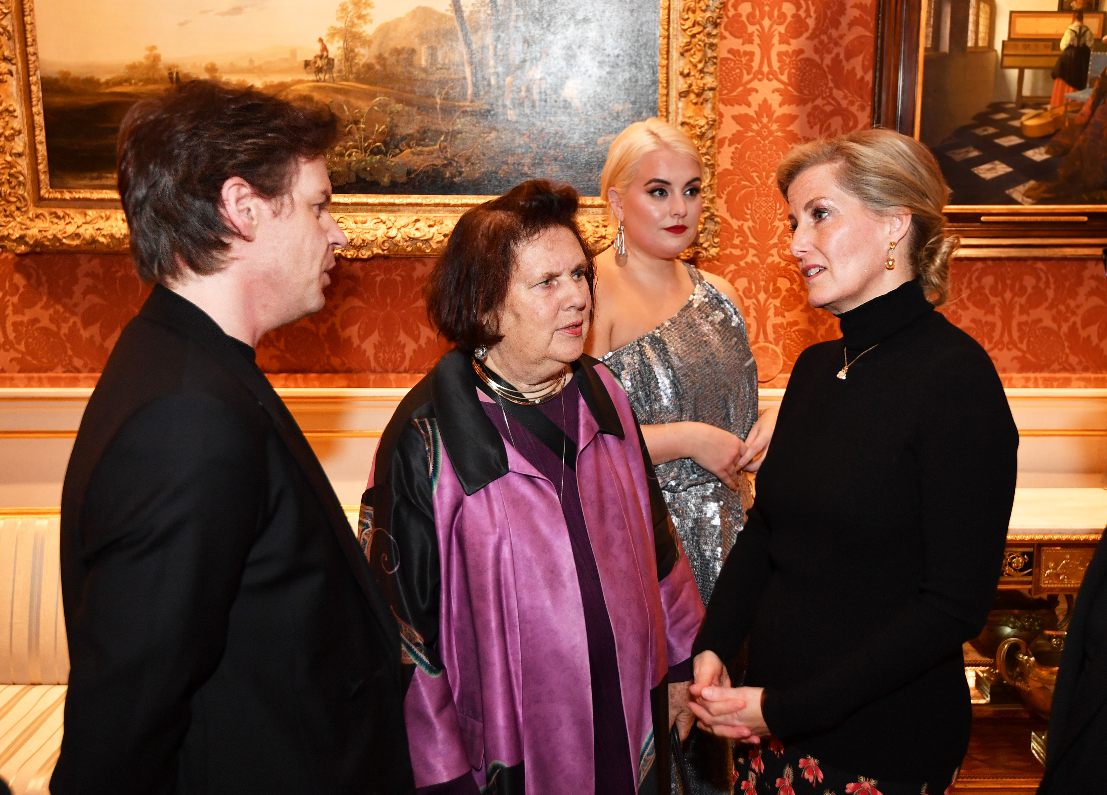 The Countess of Wessex Hosts a Fashion Reception at Buckingham Palace 