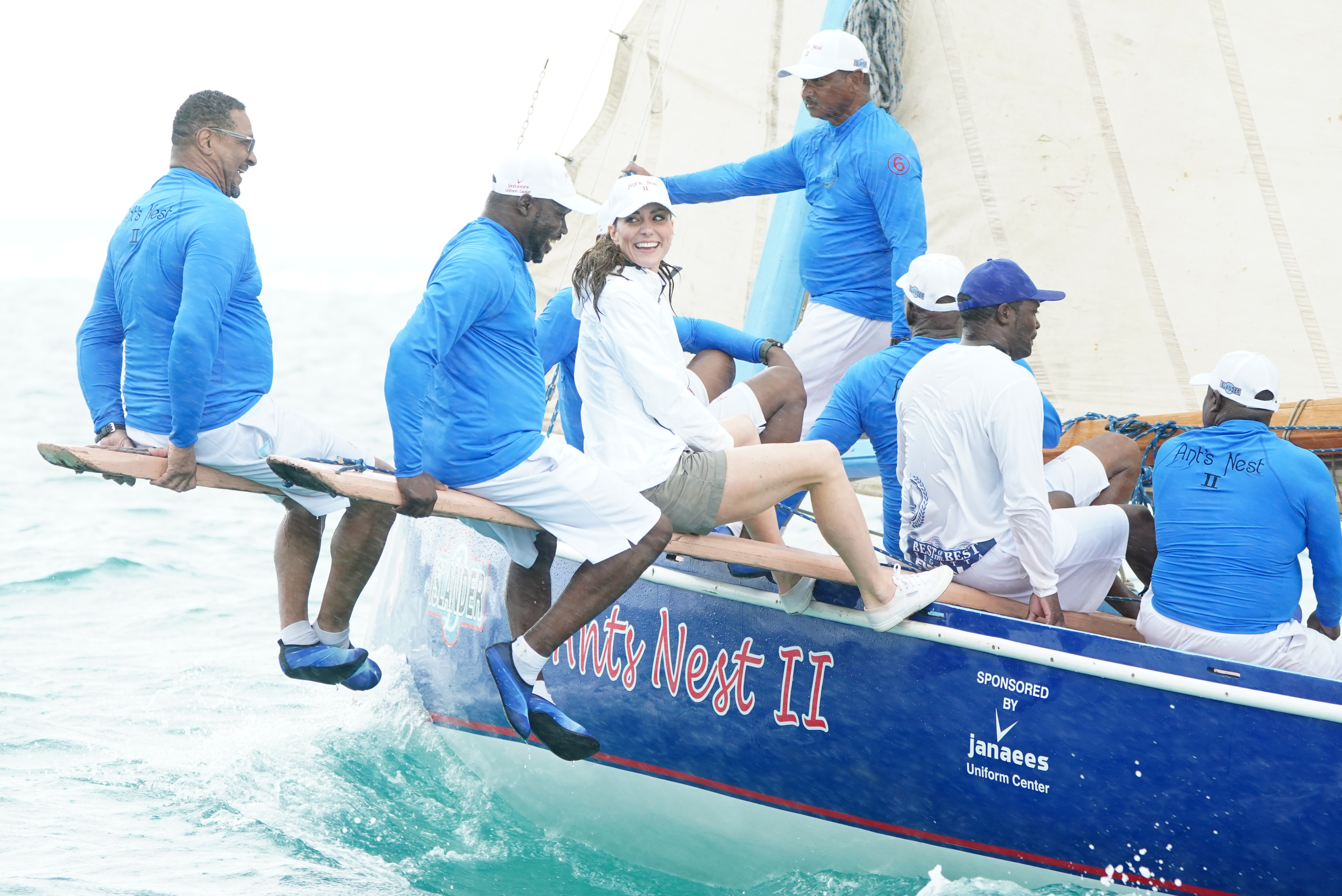 The Duchess of Cambridge at the Bahamas Platinum Jubilee Sailing Regatta