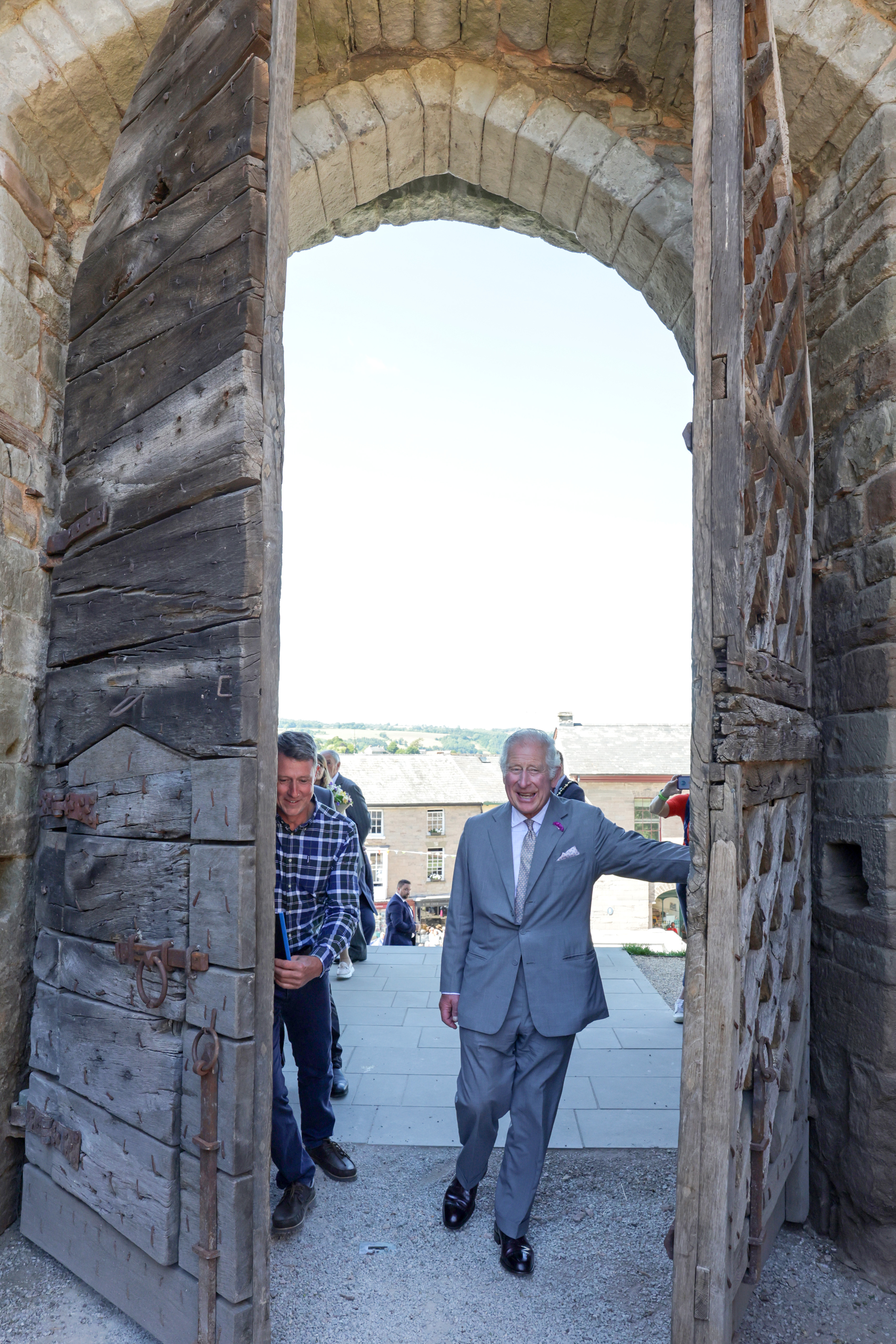 The Prince of Wales at Hay Castle