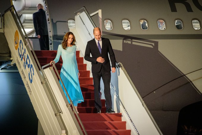 The Duke and Duchess of Cambridge arrive in Pakistan 