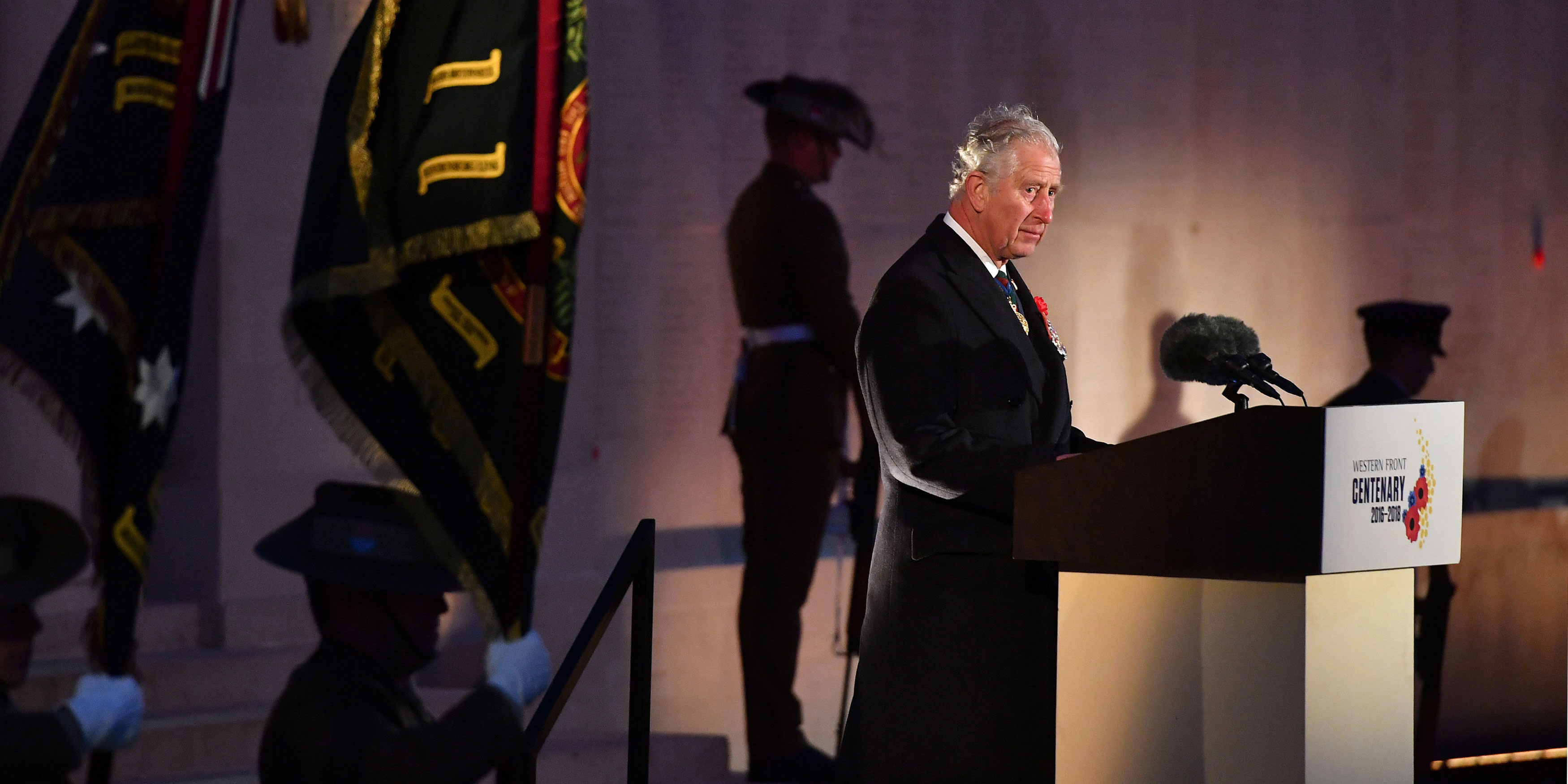 Prince of Wales attends Anzac Day 2018