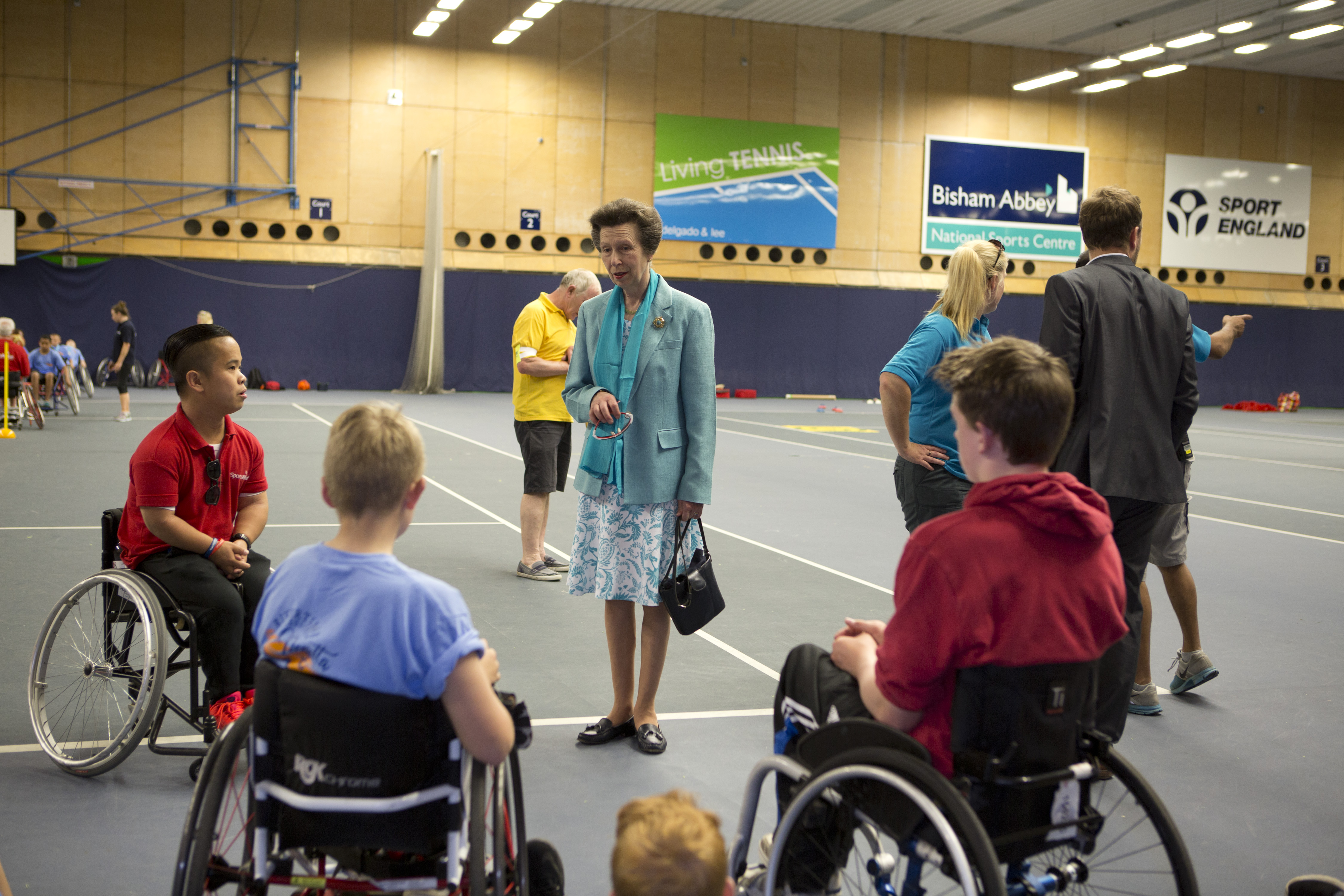 The Princess Royal meets accessible Regatta participants