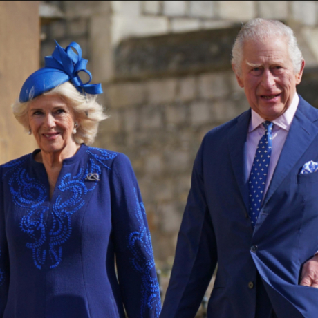 The King and The Queen Consort at St George's Chapel