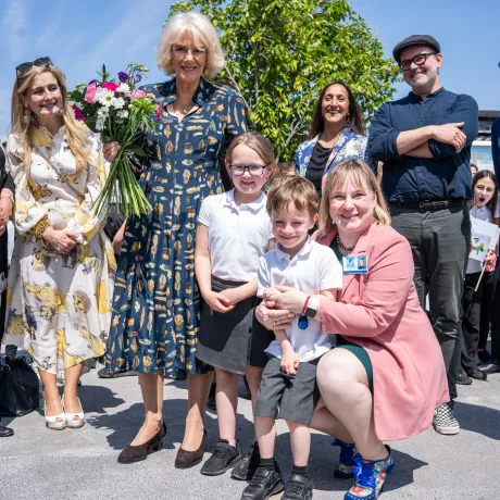 The Queen visits Shirehampton Primary School