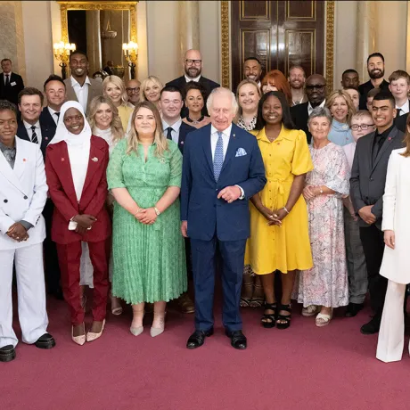 The King hosts a reception for the winners of the 2023 Prince's Trust Awards