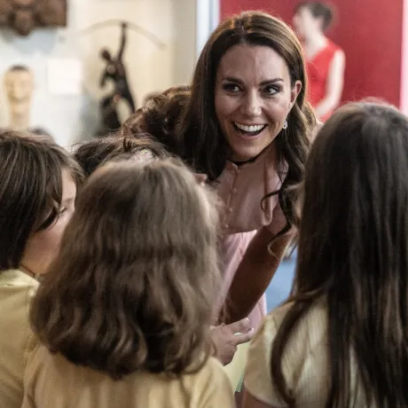 The Princess of Wales visits the young V&A