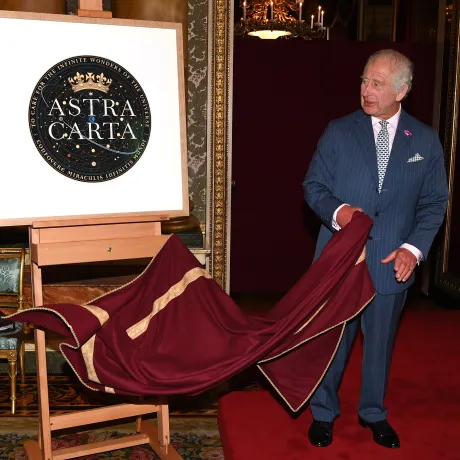 The King unveils the Astra Carta seal