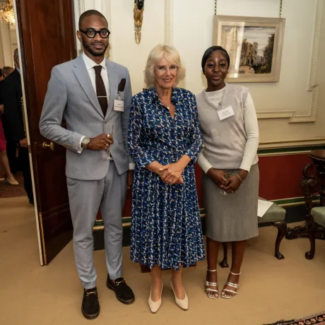 The Queen at a reception for First Story