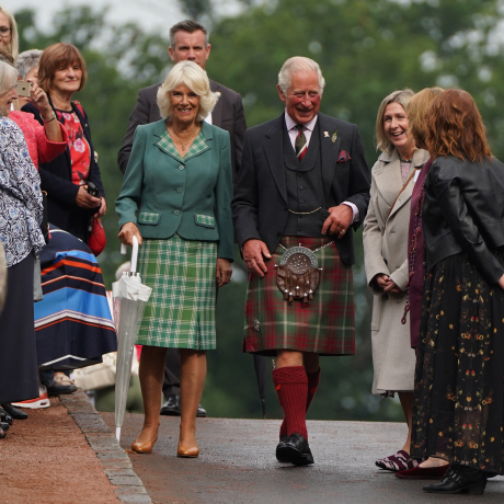 The King and Queen in Scotland