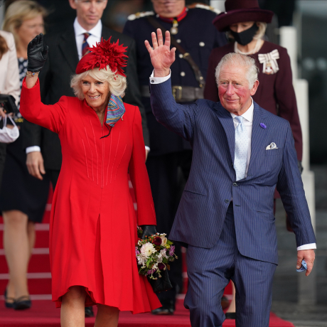 The King and Queen in Cardiff