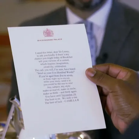 500 words message from The Queen