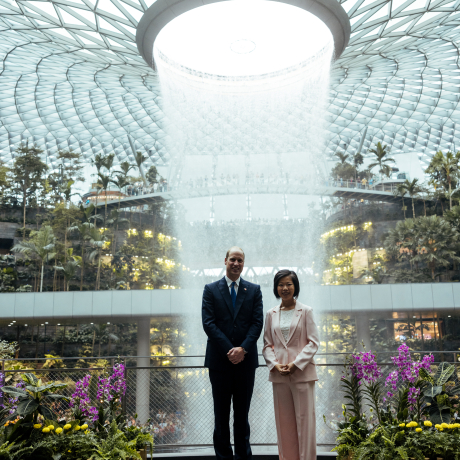 The Prince of Wales visits Singapore