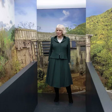 The Queen at Winter Flowers Week