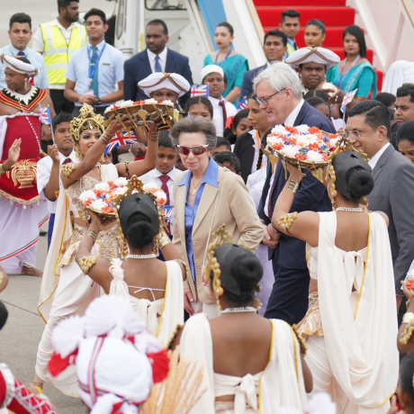 The Princess Royal visits Sri Lanka