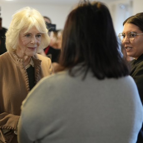 The Queen visits Women's Aid Swindon
