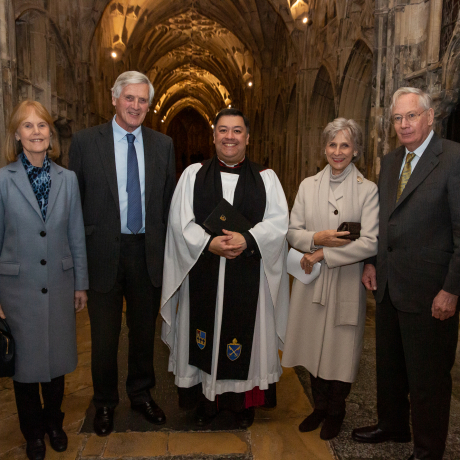 The Duke and Duchess of Gloucester visit Gloucester Cathedral