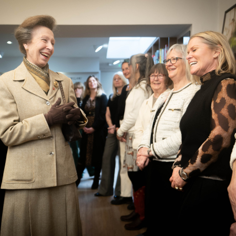 The Princess Royal visits a Save The Children shop, Wandsworth