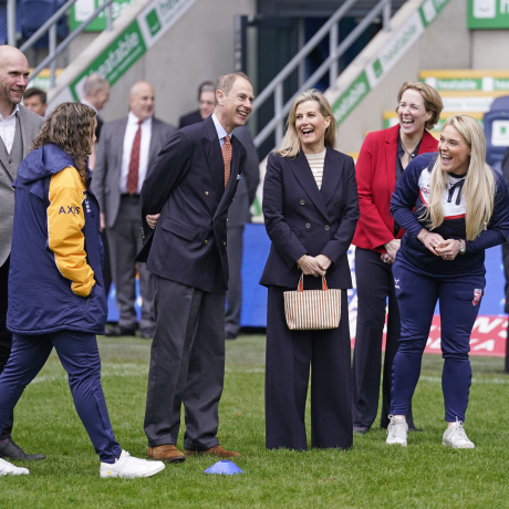The Duke and Duchess of Edinburgh visit Headingley Stadium, Leeds