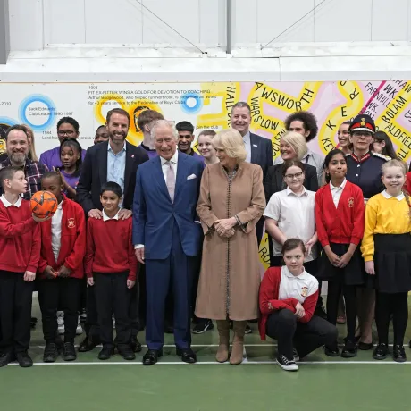 The King and Queen at a Prince's Trust event