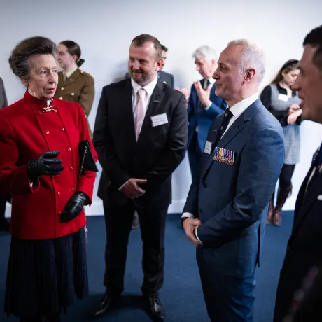 The Princess Royal visits Wings for Warriors. 