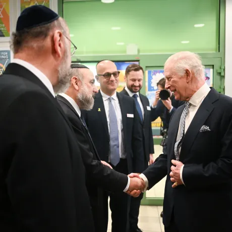 The King with Jewish leaders