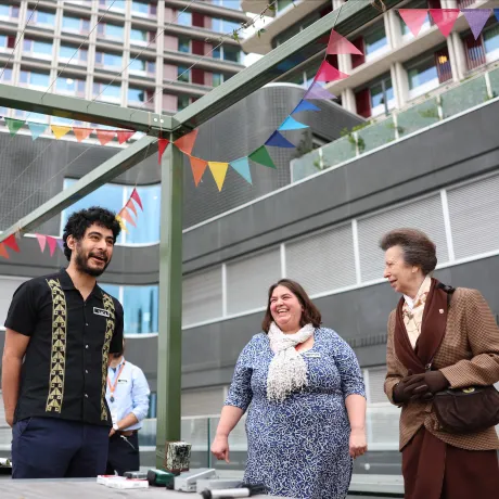The Princess Royal visits UCL East