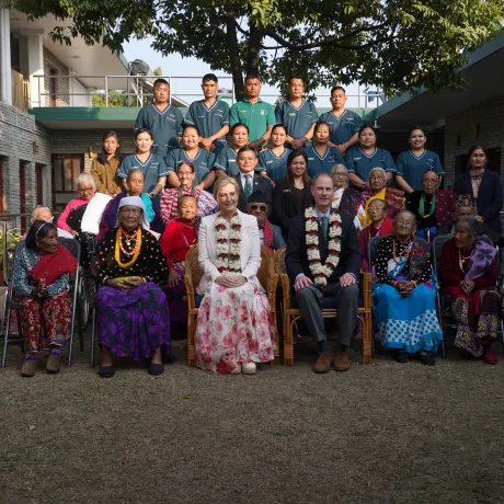 The Duke and Duchess of Edinburgh in Nepal