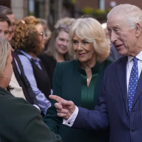 The King and Queen in Northern Ireland