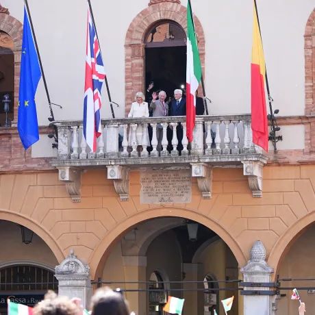 The King and Queen in Ravenna