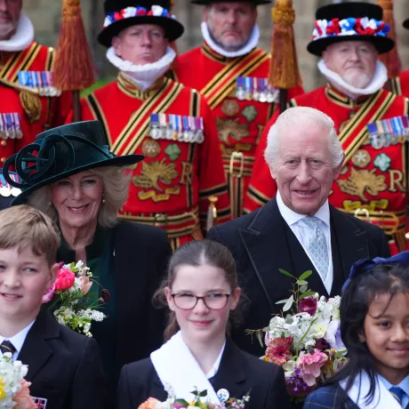 The King and Queen in Durham