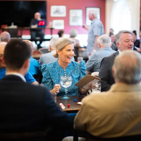 The Duchess of Edinburgh attends Bingo with the Chelsea Pensioners