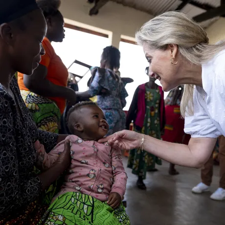 The Duchess of Edinburgh in the Democratic Republic of Congo