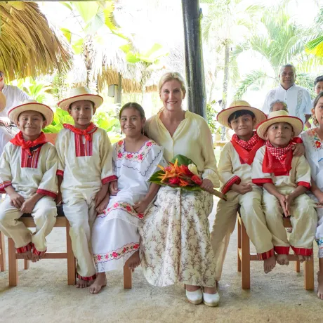 The Duchess of Edinburgh in Belize