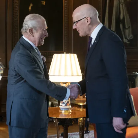 The King hosts a reception to mark the Scottish Investment Forum
