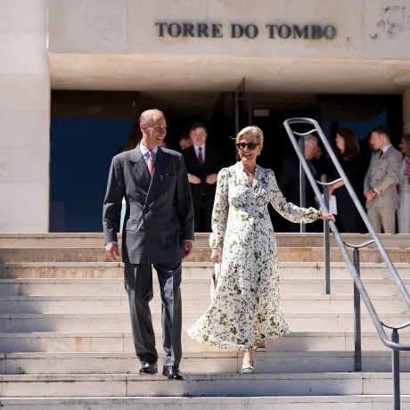 The Duke and Duchess of Edinburgh in Portugal
