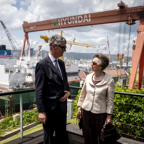 The Princess Royal in South Korea