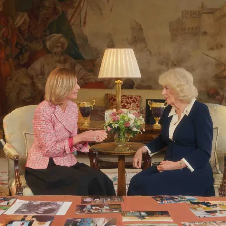 The Queen with Dame Laura Lee