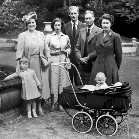 The Royal Family pictured in 1951