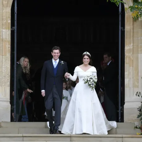 Princess Eugenie and Jack Brooksbank's wedding outfits to be displayed in  Windsor Castle exhibition | The Royal Family