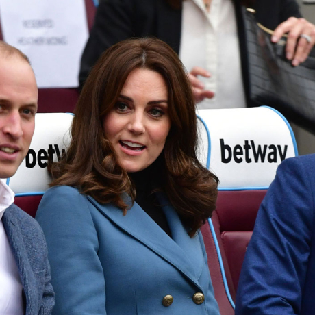 The Duke and Duchess of Cambridge and Prince Harry attend the Coach ...