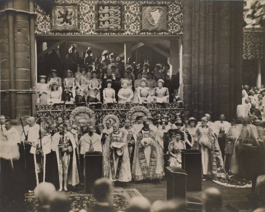 Photograph of the Coronation Day. 