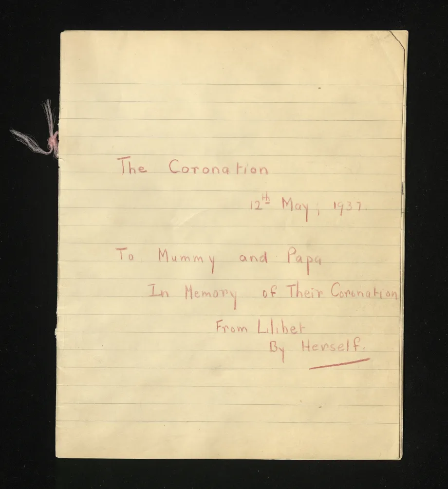 Princess Elizabeth's account of her father's Coronation