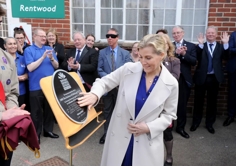 The Duchess of Edinburgh visits Sensory Services by Sight for Surrey