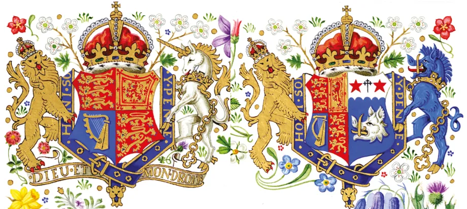 Detail of Coronation invitation