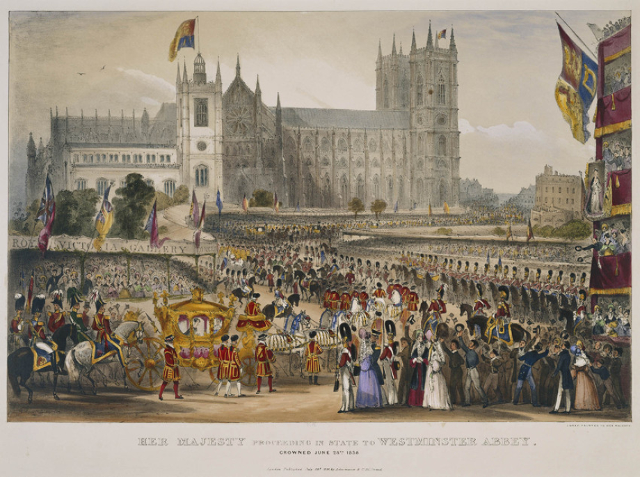 Painting of the Coronation Procession