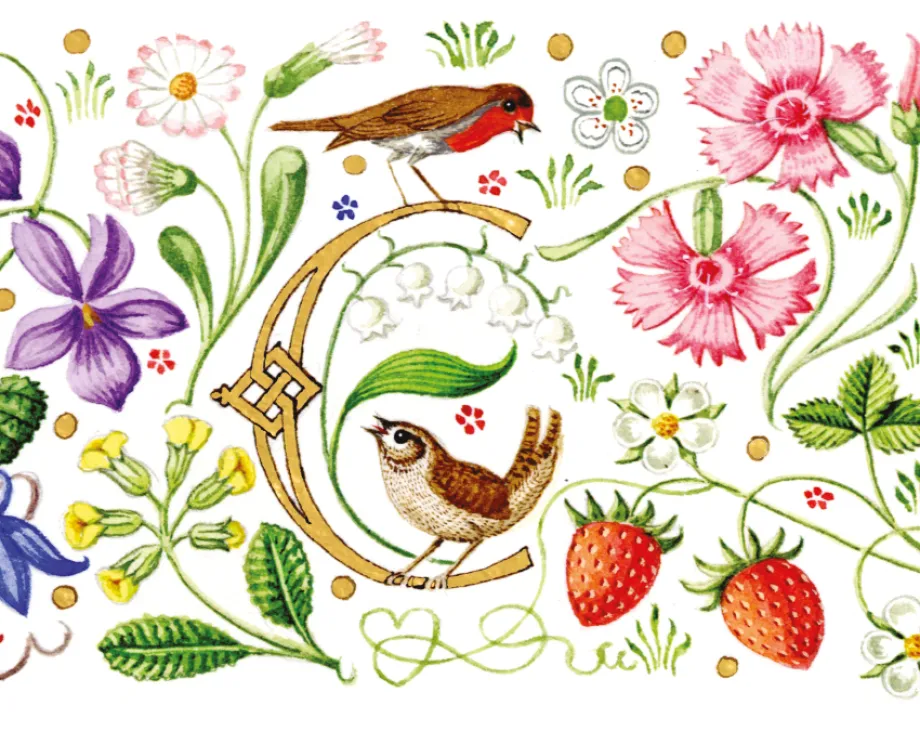Detail of Coronation invitation