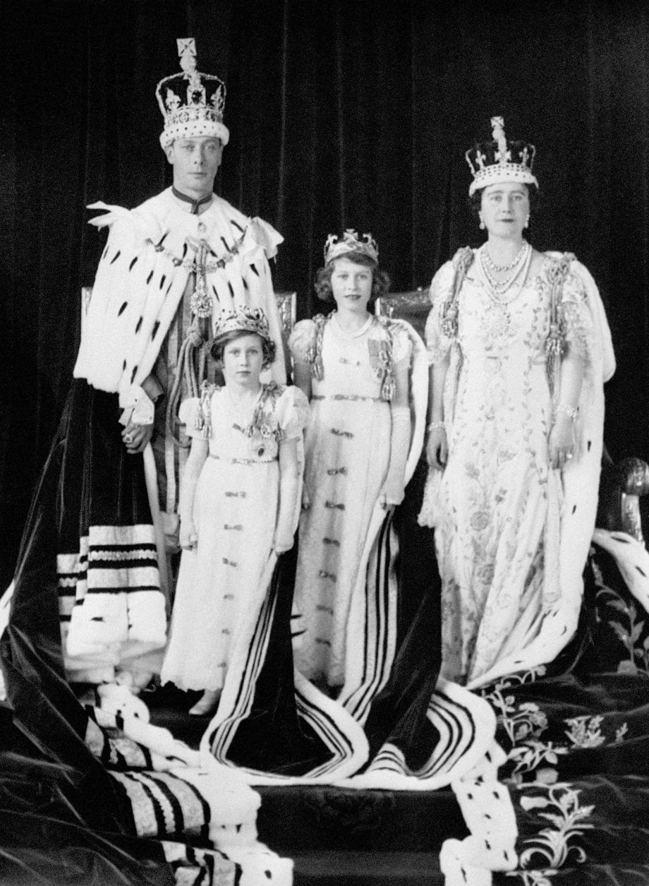 The Royal Family on Coronation Day