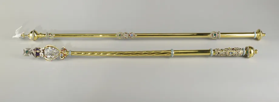 The two Sovereign's Sceptres