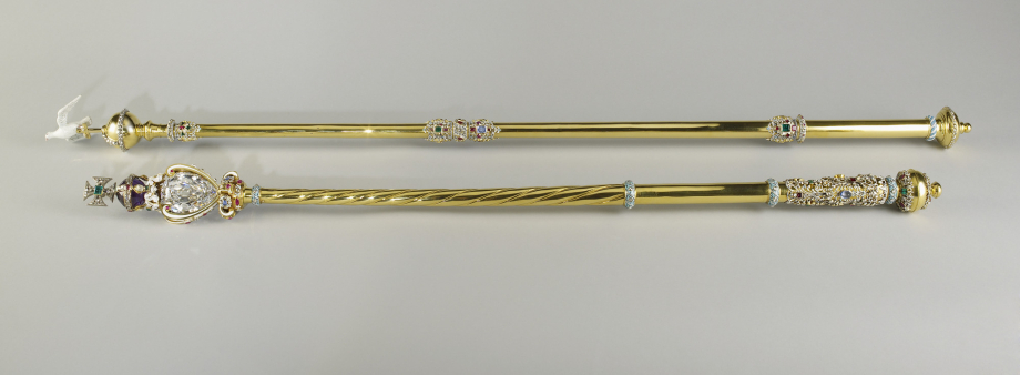 The two Sovereign's Sceptres