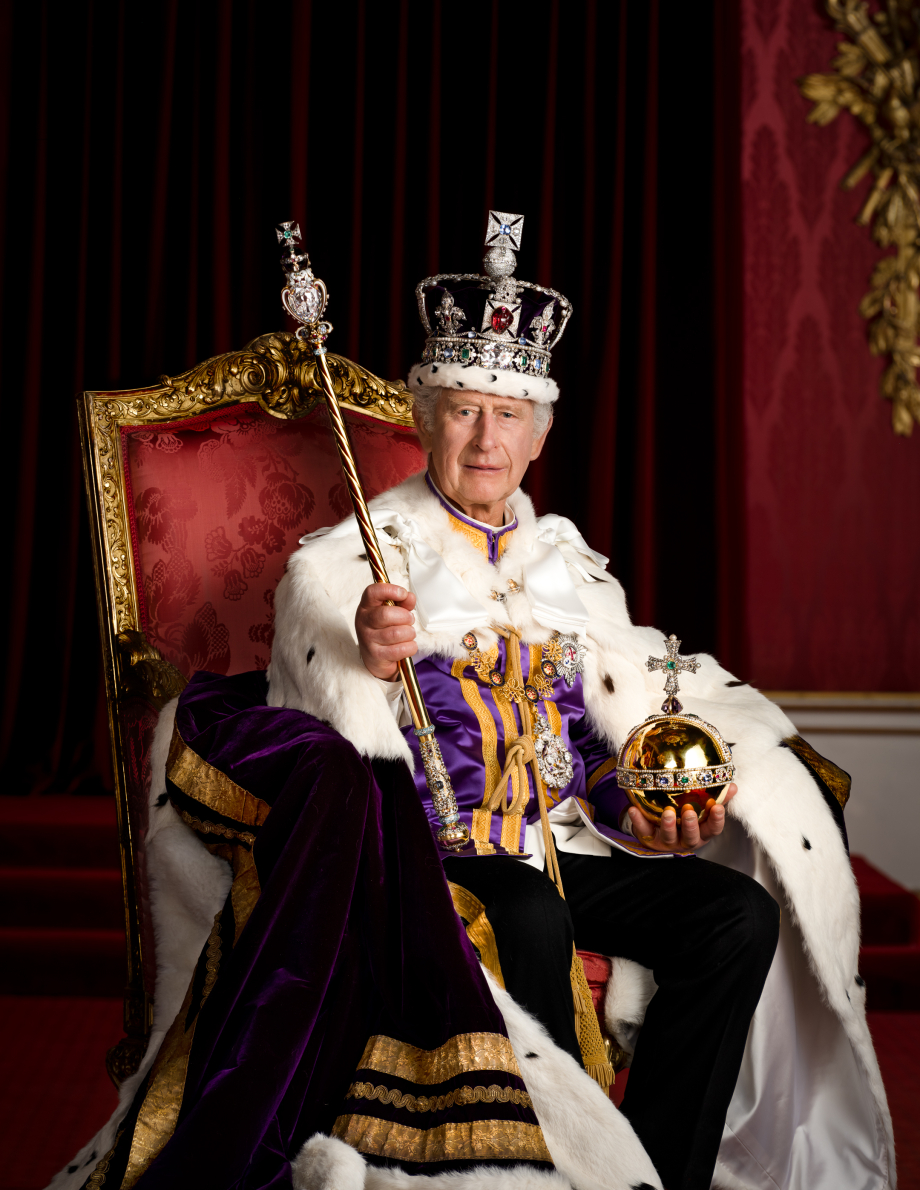 His Majesty The King's official Coronation portrait